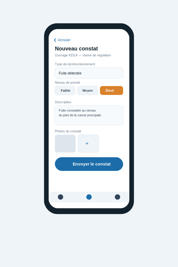 HydroPatrimoine Contrôle (Android — contrôles techniques)