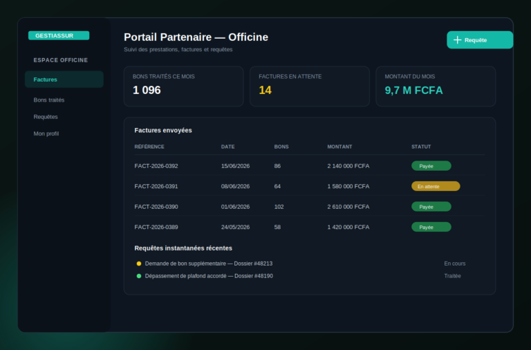 Plateforme de Gestion pour un Courtier Gestionnaire en Assurance Santé